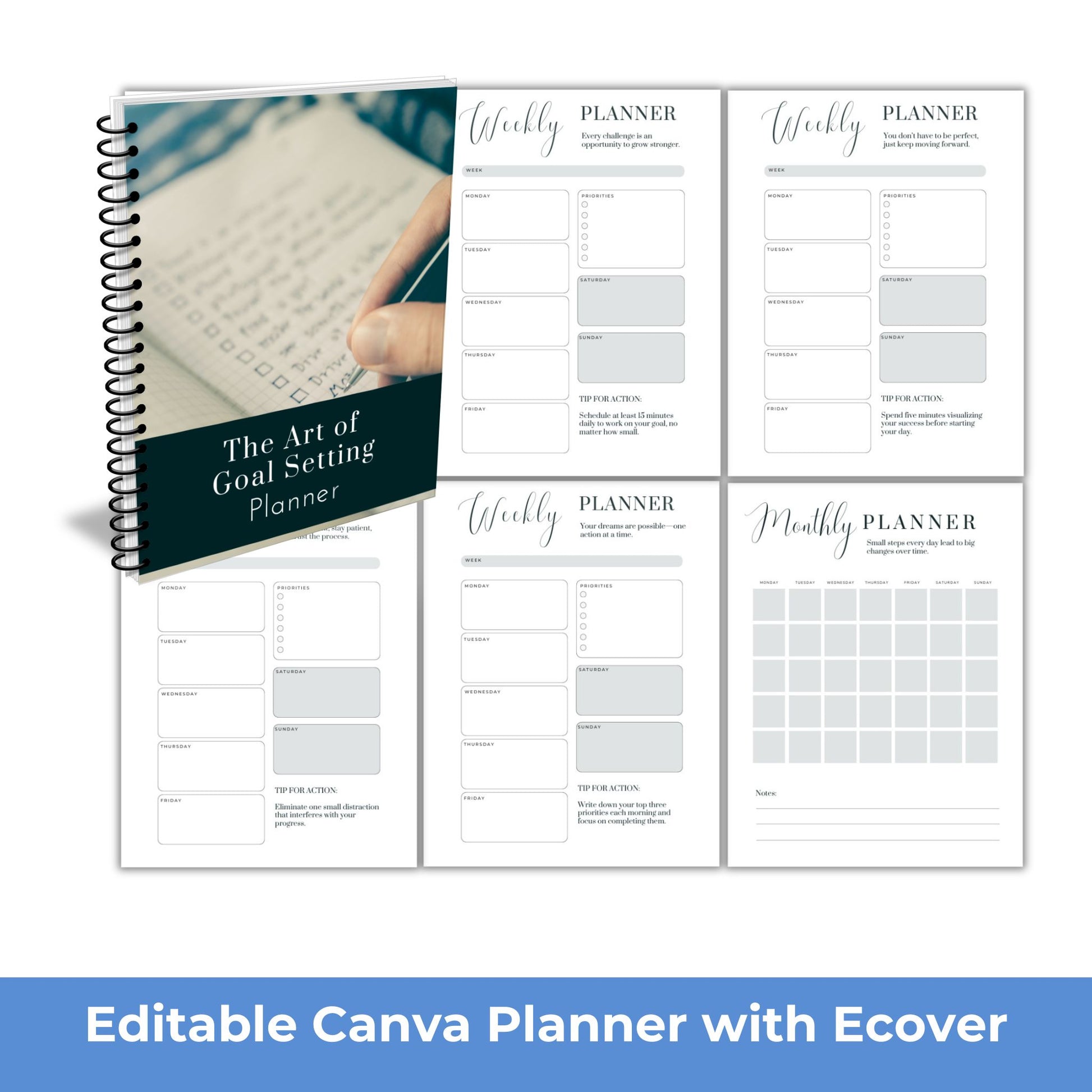 The Art of Goal Setting Planner PLR