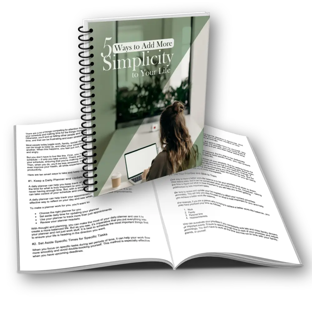 5 ways to add more simplicity to your life plr report