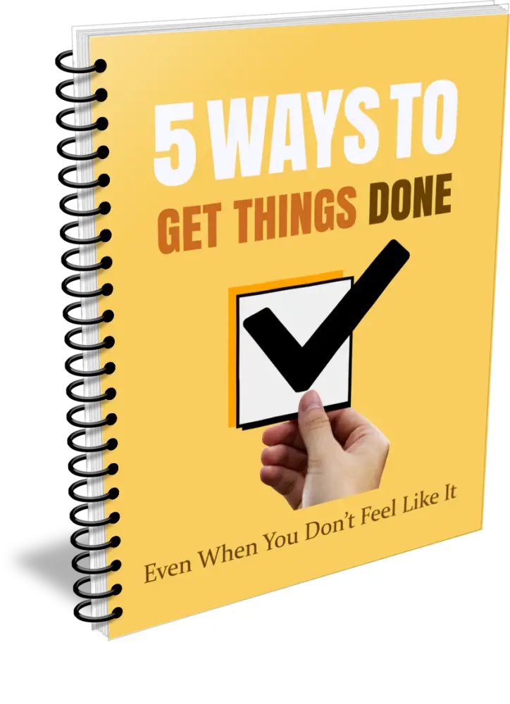 5 Ways to Get Things Done PLR Report