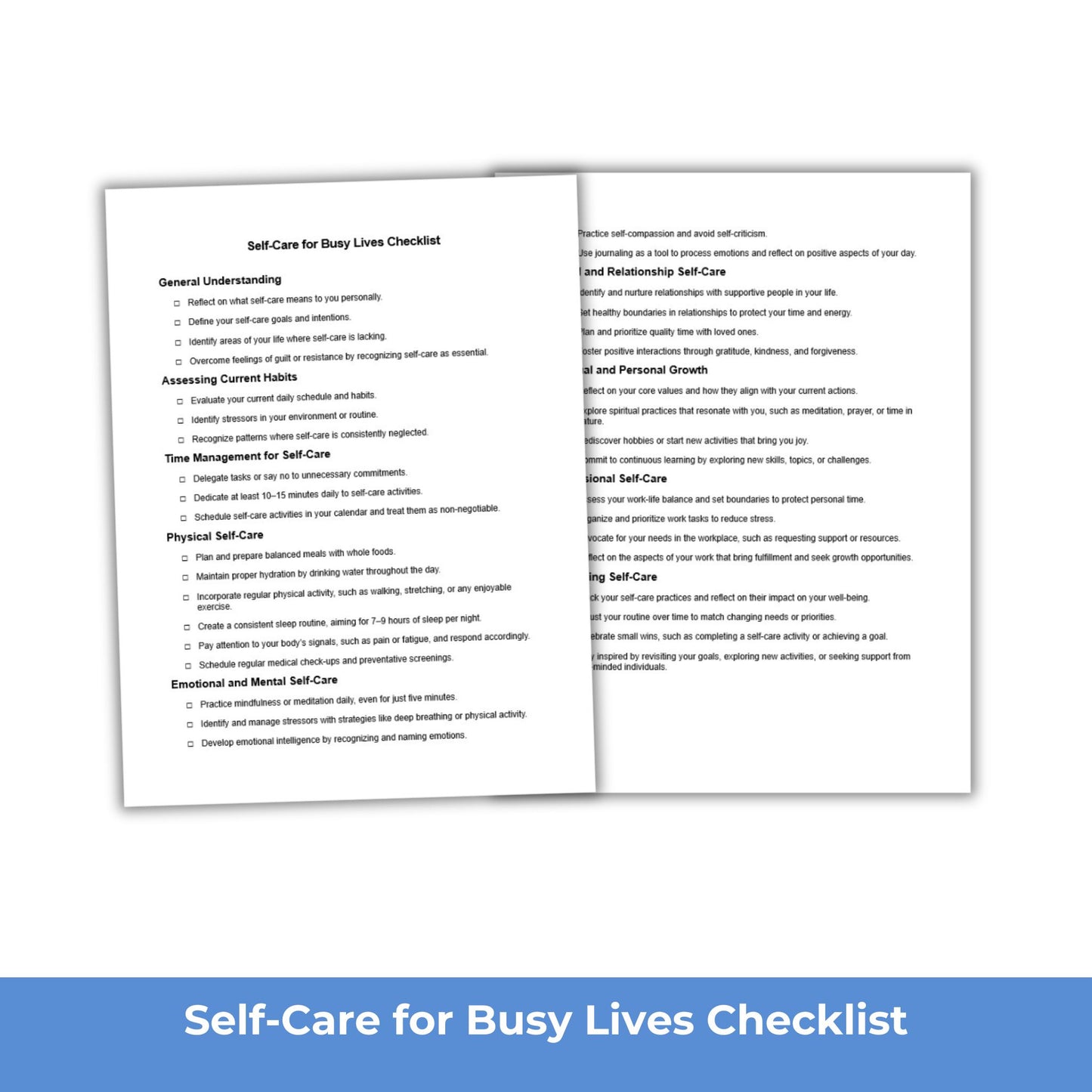 Prioritize Yourself - Self-Care for Busy Lives - PLR Course