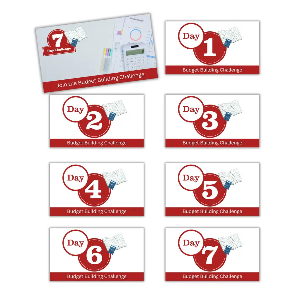 7-Day Build a Budget Challenge PLR Reports