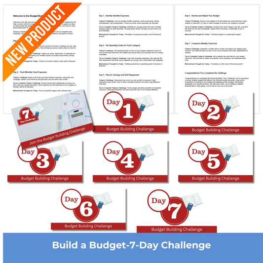7-Day Build a Budget Challenge PLR Reports