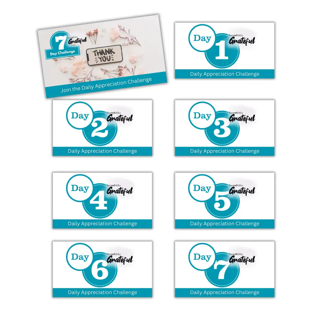 7-Day Daily Appreciation Challenge PLR Reports