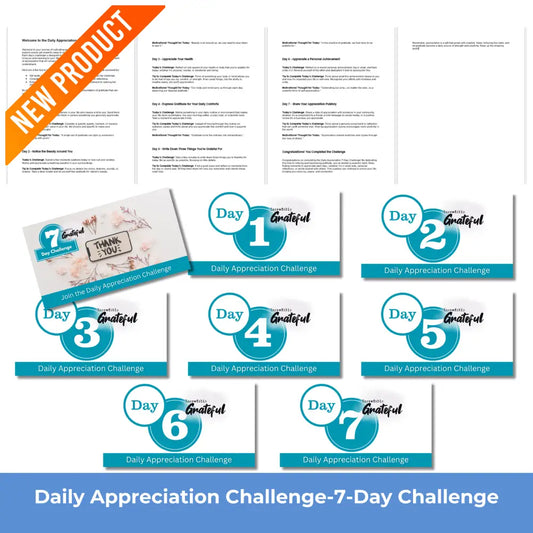 7-Day Daily Appreciation Challenge PLR Reports