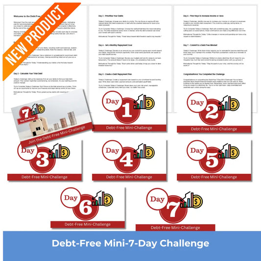7-Day Debt-Free Mini-Challenge PLR Reports