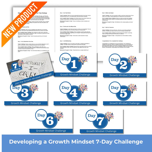 7-Day Developing a Growth Mindset Challenge - PLR PLR Reports