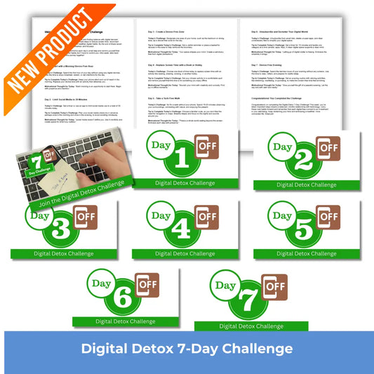 7-Day Digital Detox Challenge PLR Reports