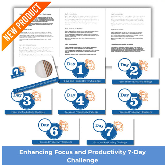 7-Day Enhancing Focus and Productivity Challenge - PLR PLR Reports