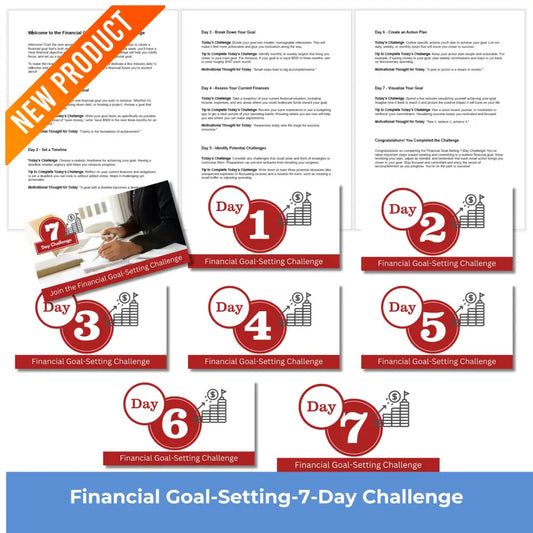 7-Day Financial Goal-Setting Challenge PLR Reports