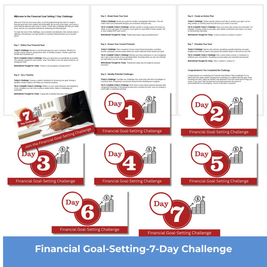 7-Day Financial Goal-Setting Challenge PLR Reports