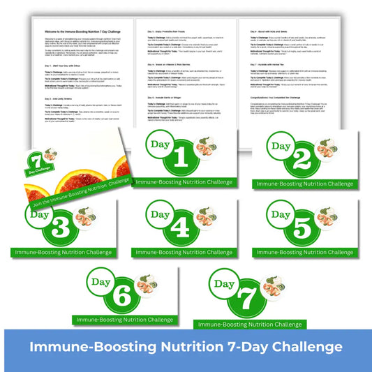 7-Day Immune-Boosting Nutrition Challenge PLR Reports