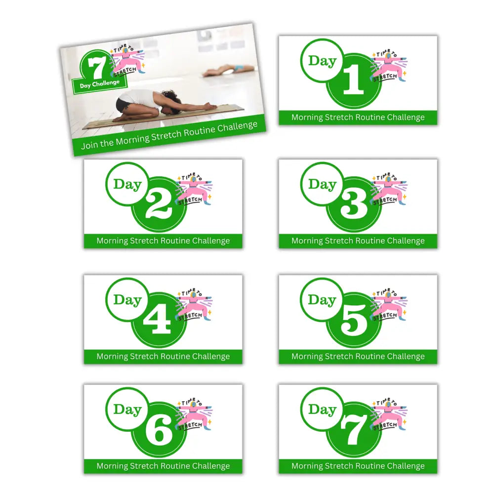 7-Day Morning Stretch Routine Challenge PLR Reports