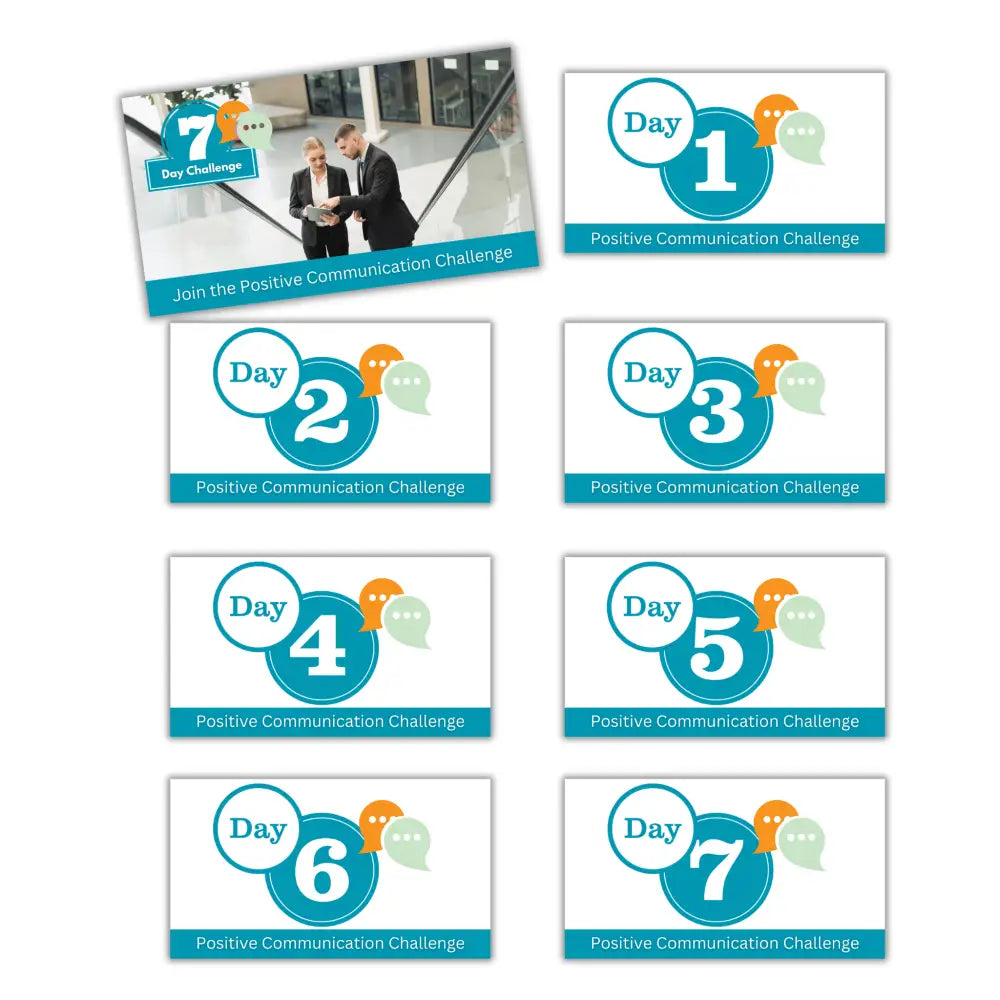 7-Day Positive Communication Challenge PLR Reports