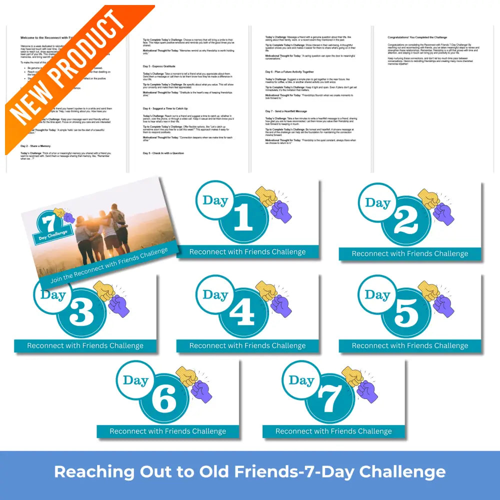 7-Day Reaching Out to Old Friends Challenge PLR Reports