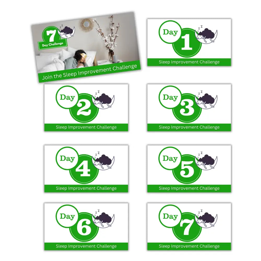 7-Day Sleep Improvement Challenge PLR Reports