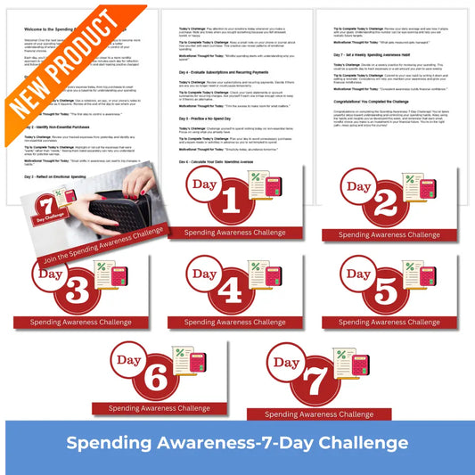 7-Day Spending Awareness Challenge PLR Reports
