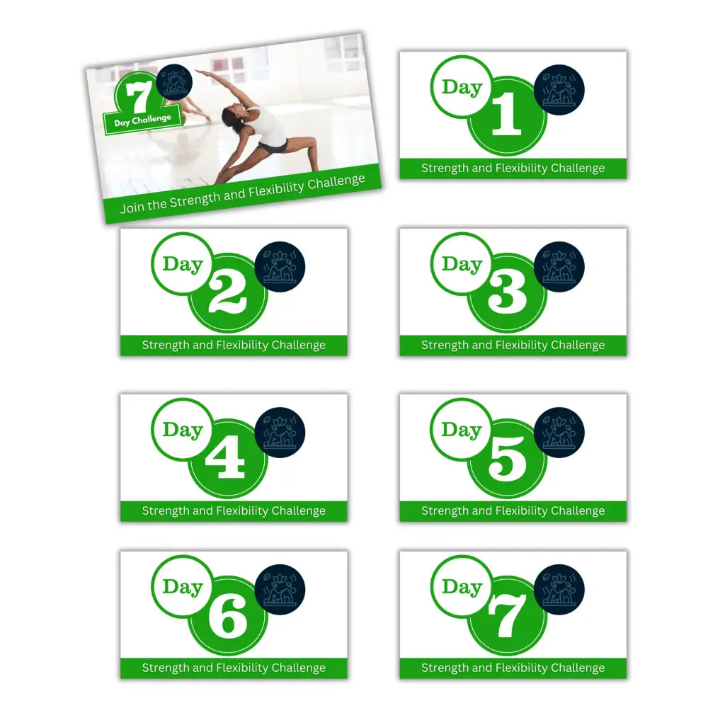 7-Day Strength and Flexibility Challenge PLR Reports