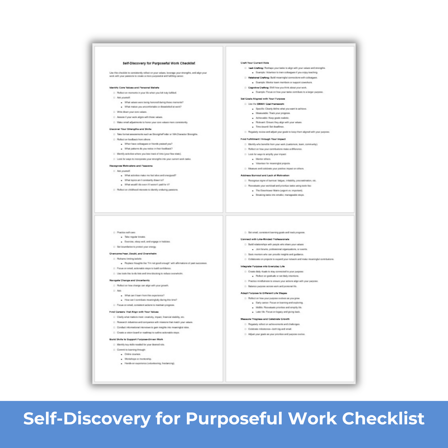 Finding Purpose and Meaning in Your Work - PLR Course