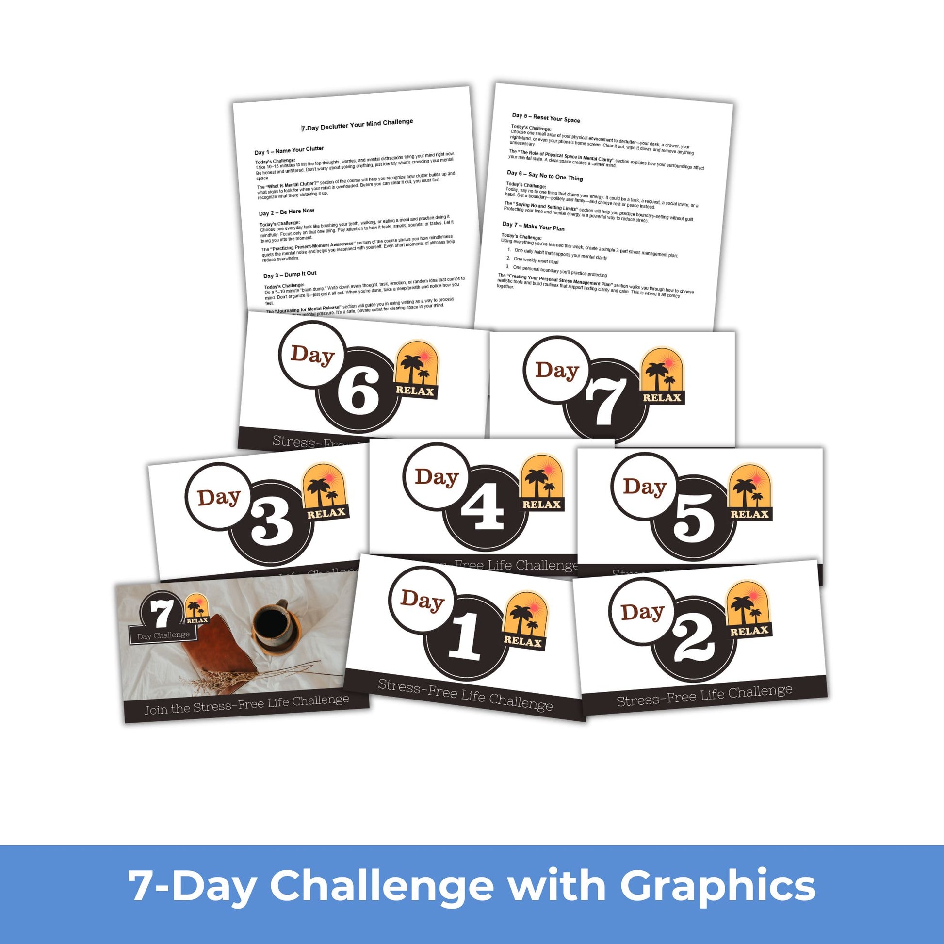 Decluttering Your Mind Challenge PLR