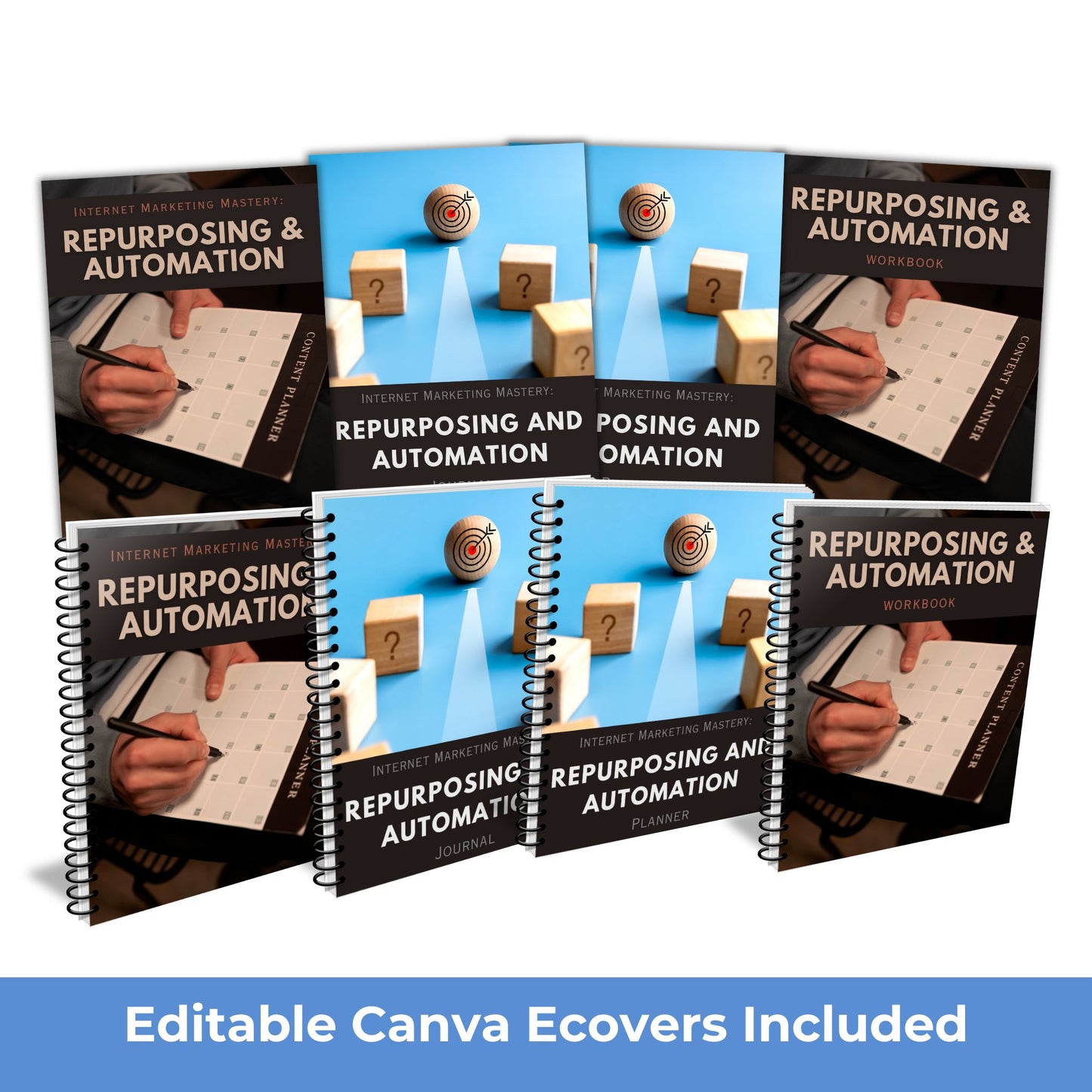 Repurposing and Automation PLR Course eCovers