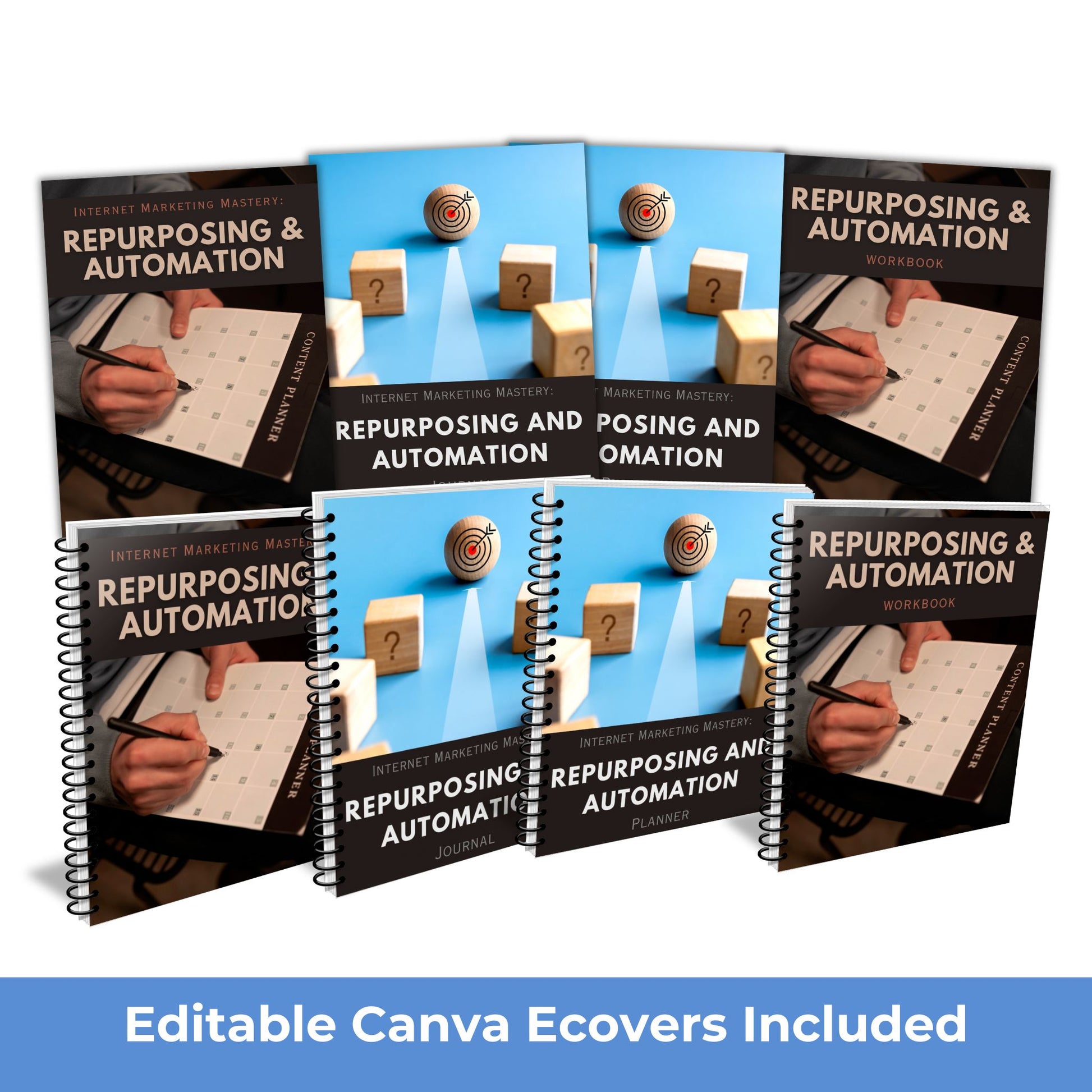 Repurposing and Automation PLR Course eCovers