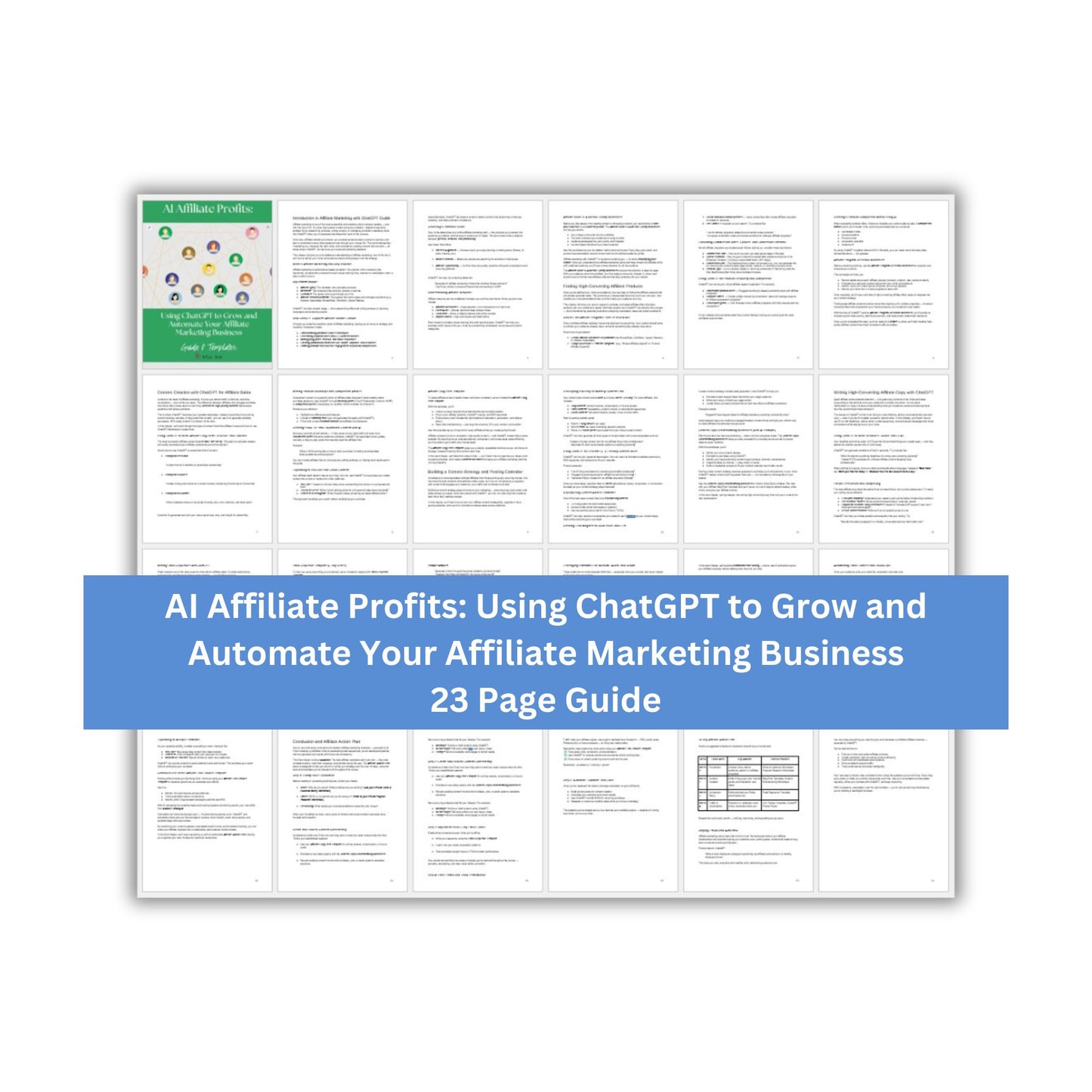 AI Affiliate Profits: Using ChatGPT to Grow and Automate Your Affiliate Marketing Business
