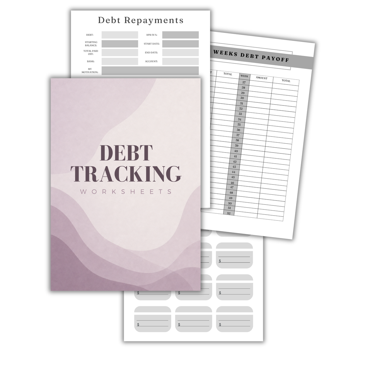 PLR Debt Tracking Worksheets