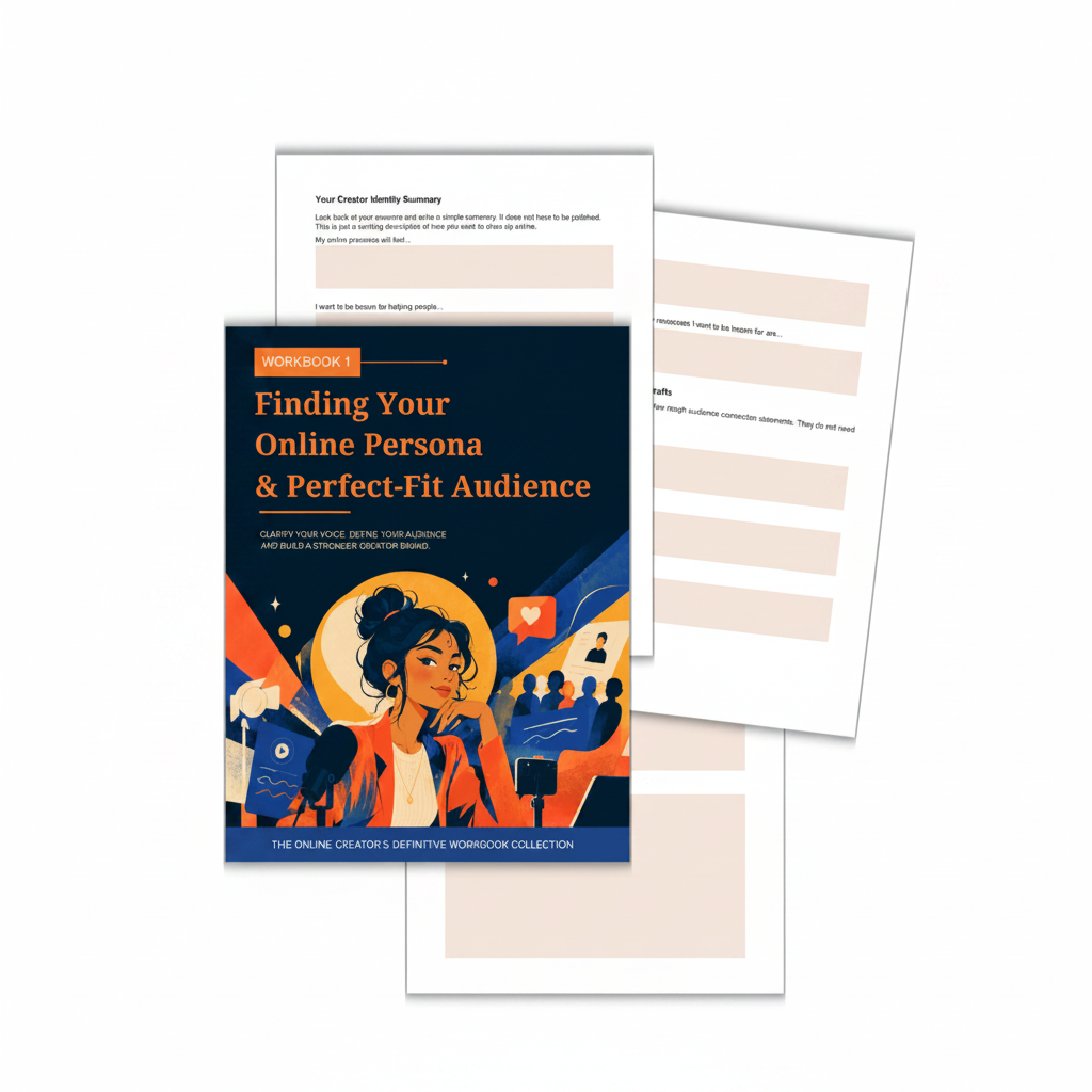 Finding Your Online Persona & Perfect-Fit Audience PLR workbook