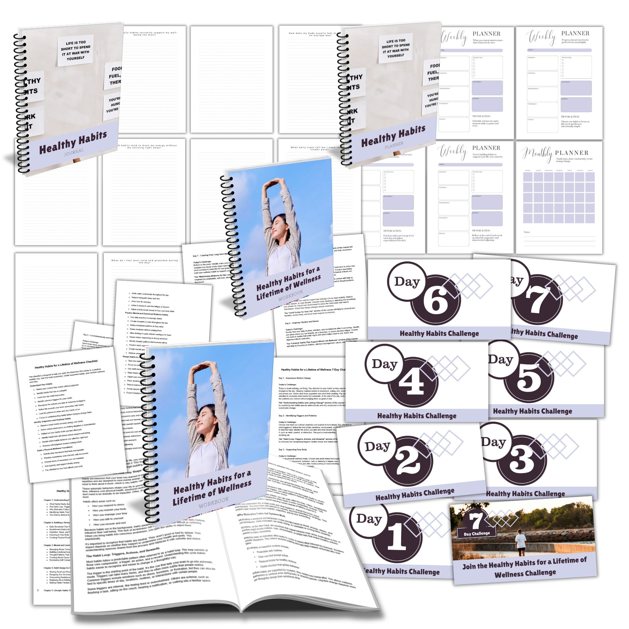 Healthy Habits for a Lifetime of Wellness - PLR Course
