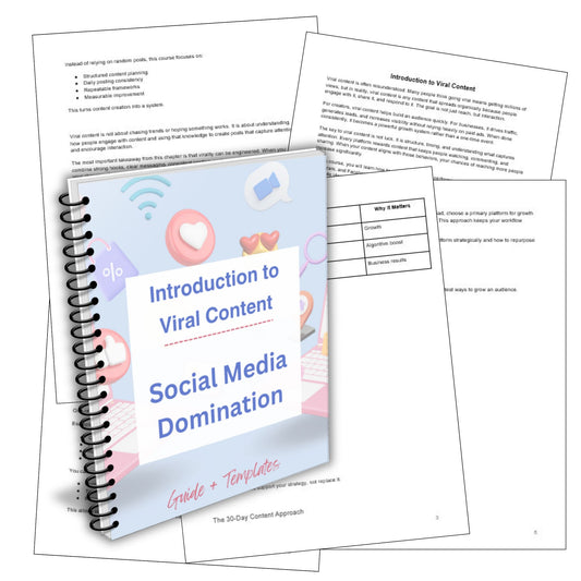 Introduction to Viral Content: Social Media Domination Guide + Templates