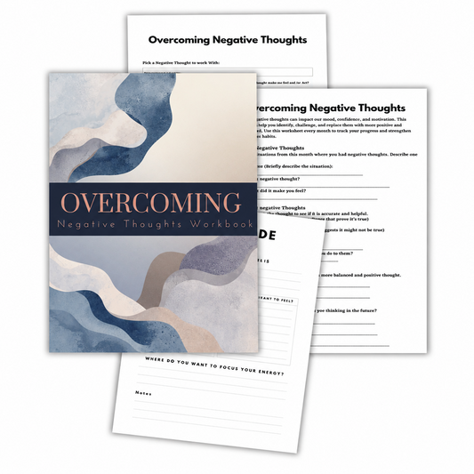 PLR Workbook Overcoming Negative Thoughts