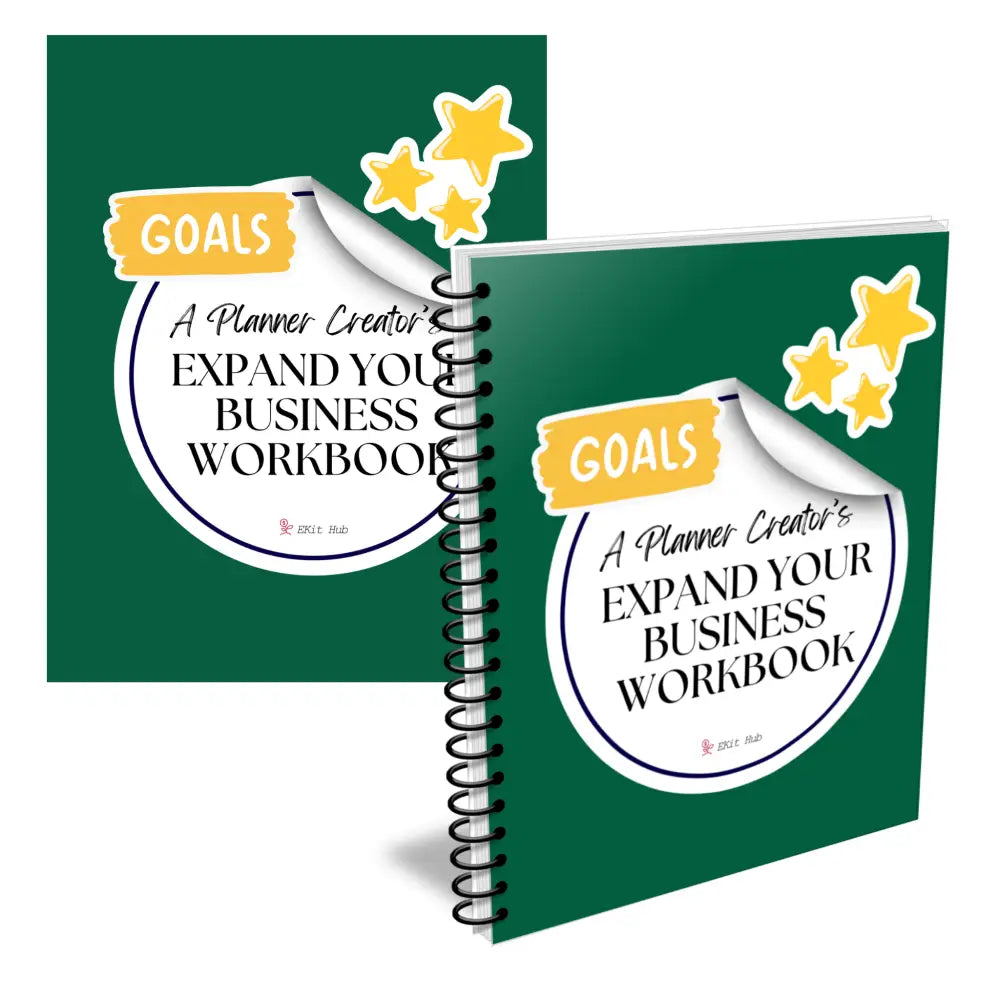 A Planner Creator’s Expand Your Business Workbook - Customizable With Plr Rights Templates