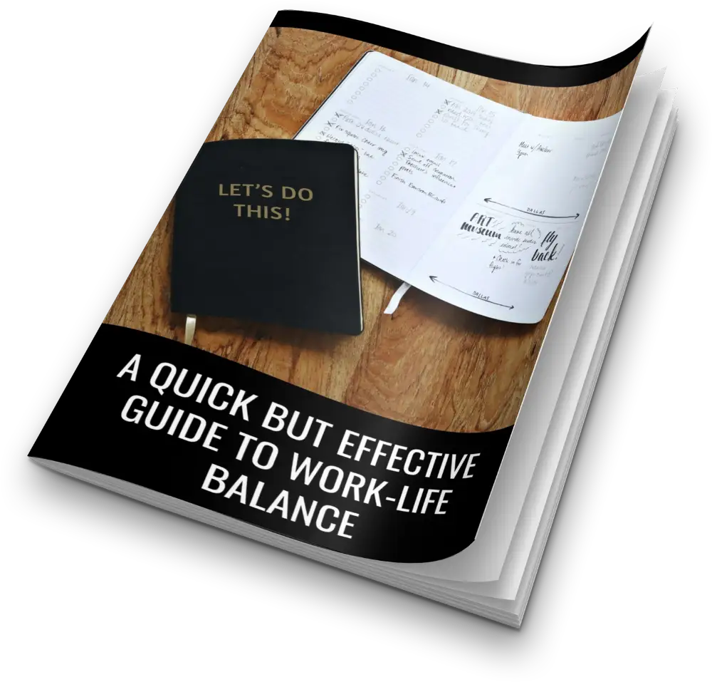 a quick but effective guide to work life balance plr report