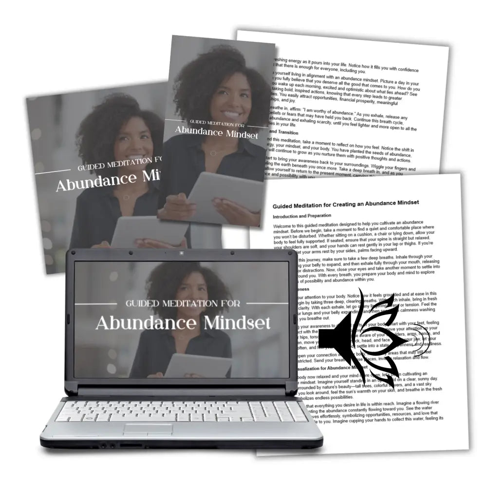 Abundance Mindset Done-For-You Guided Meditation Plr Business Templates