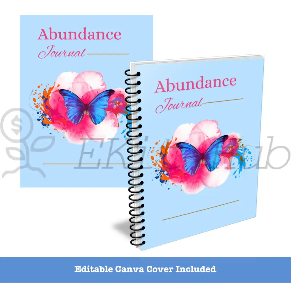 Abundance - Printable Canva Plr Journal Templates