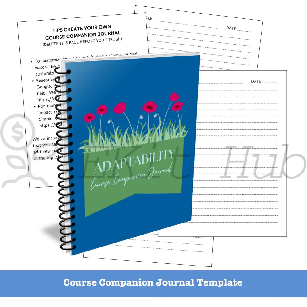Adaptability Niche Course Template Pack + Create A Quick Guide Canva Templates