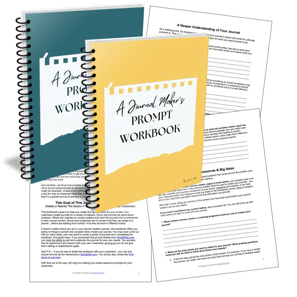 All 3 Business Workbooks And Planner Upgrade Bundle