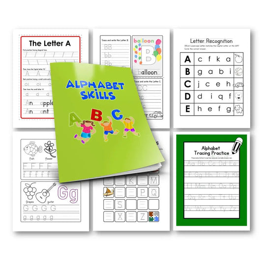 ’Alphabet Skills’ Kid’s Workbook - Plr Rights Printable Journals