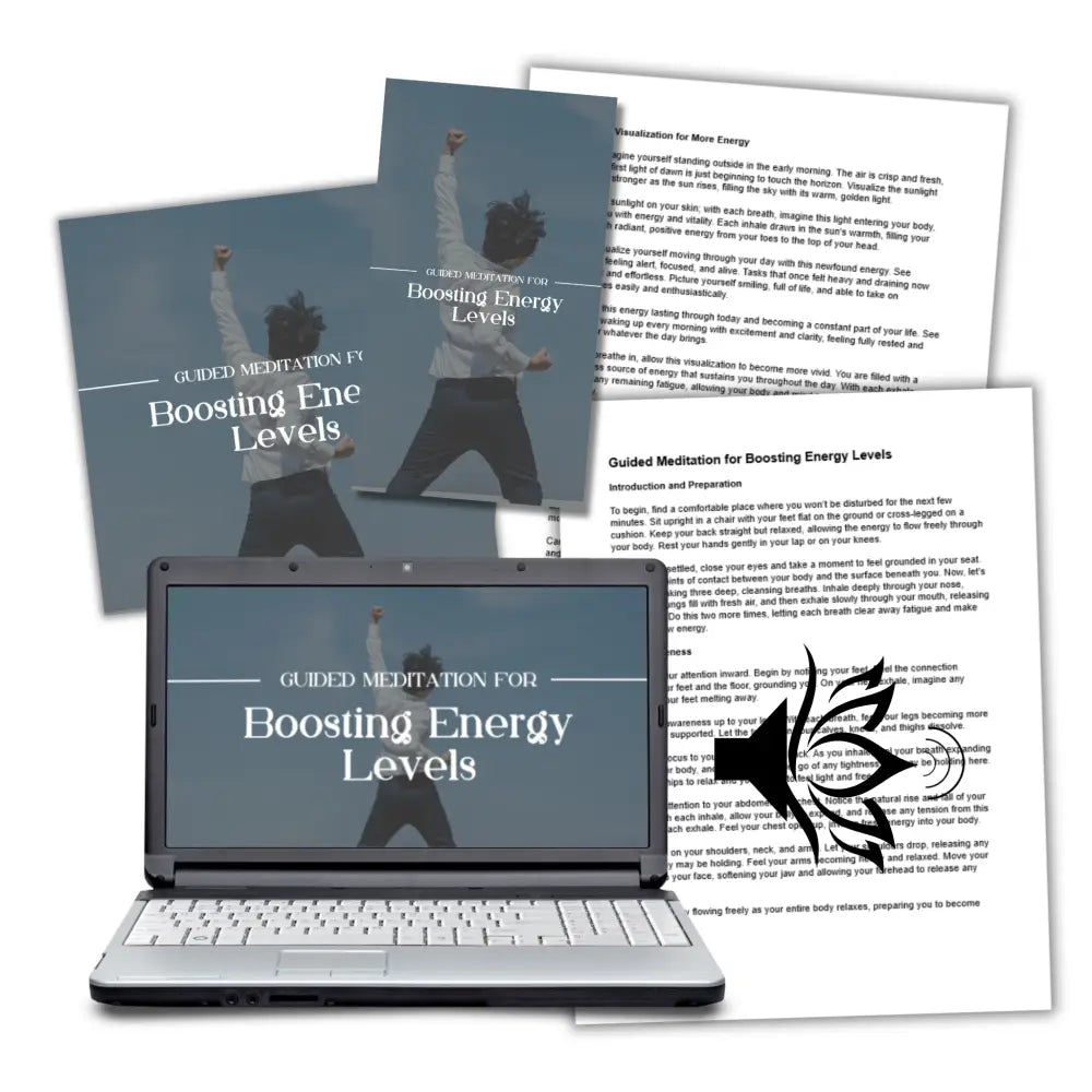 Boosting Energy Levels Done-For-You Guided Meditation Plr Business Templates