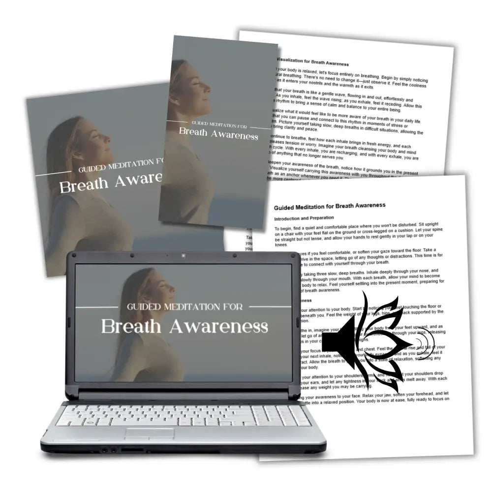 Breath Awareness Done-For-You Guided Meditation Plr Business Templates