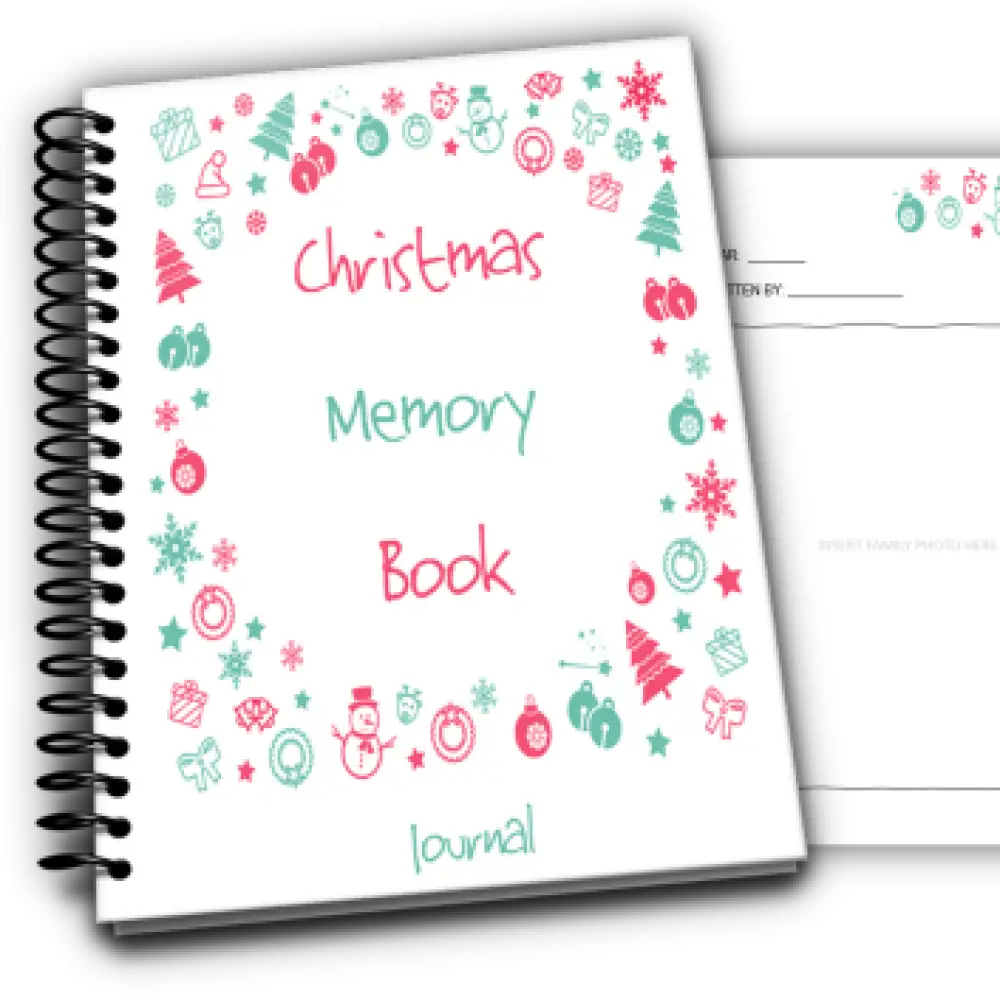 Christmas Memory Book Printable PLR