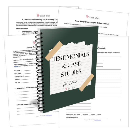 Collecting Testimonials And Case Study Templates (With Plr) Business