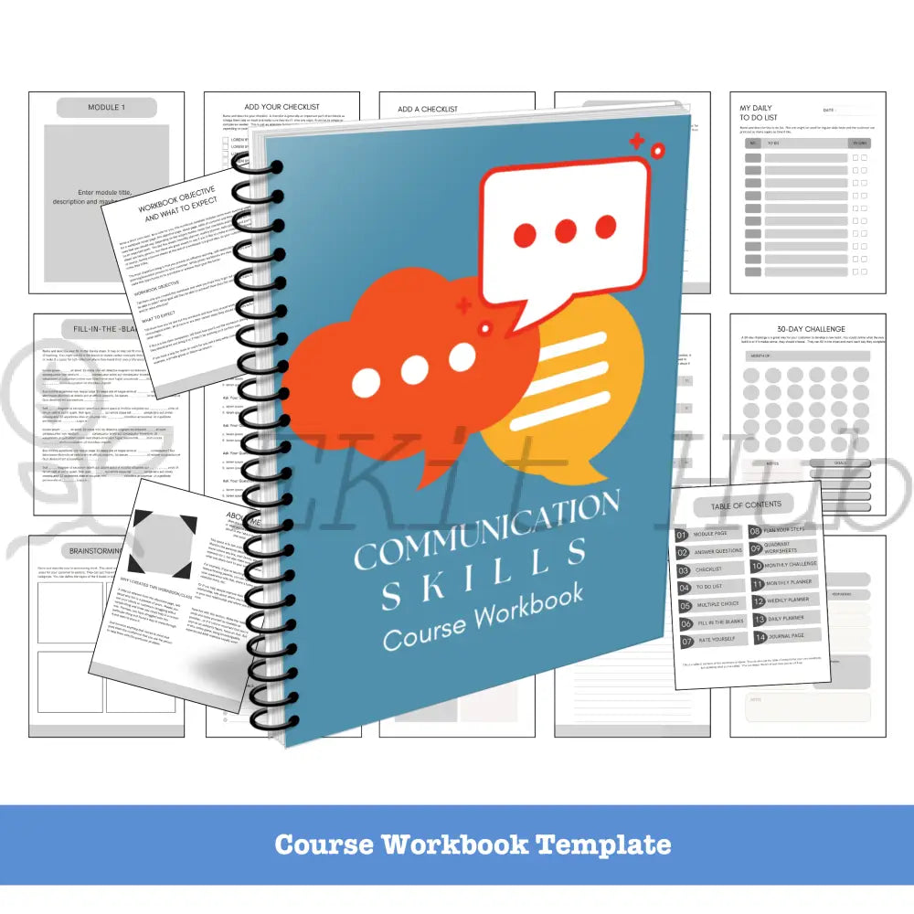 communication skills course template