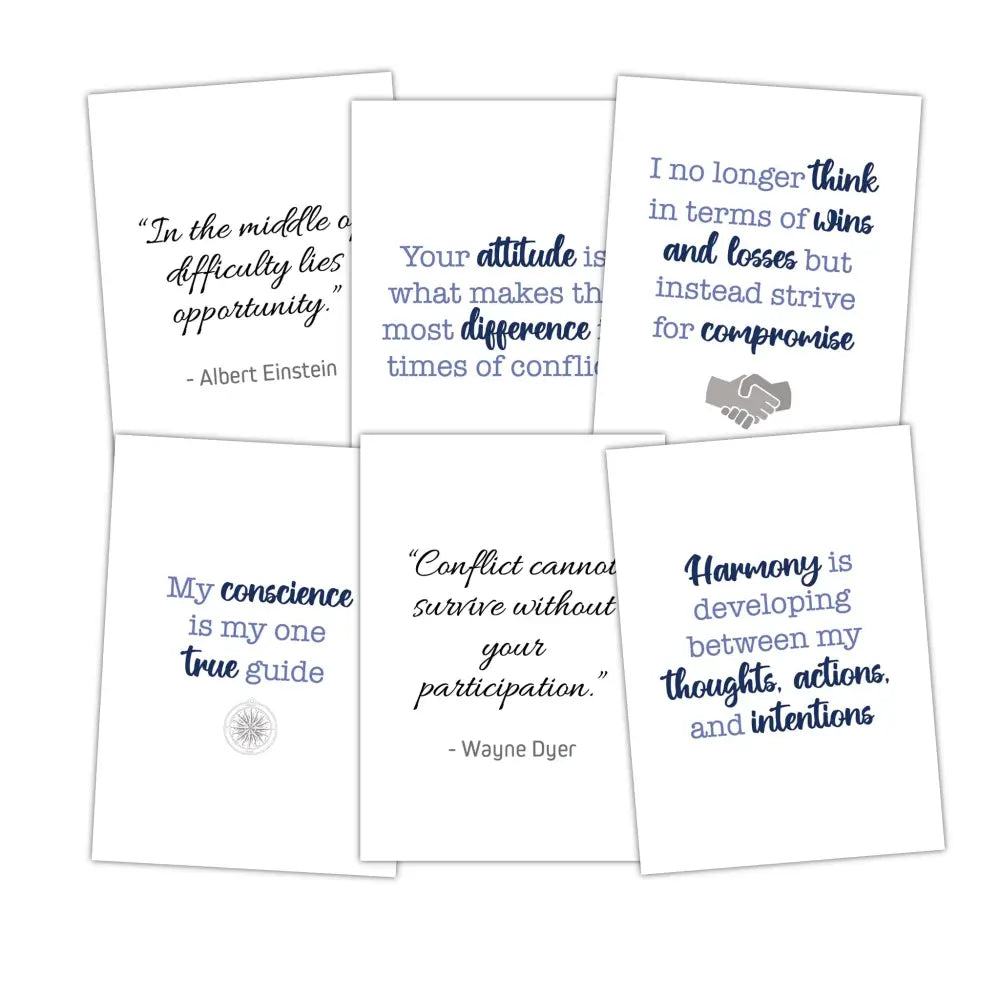 36-Conflict Affirmation Quote - Plr Leadership Card Deck