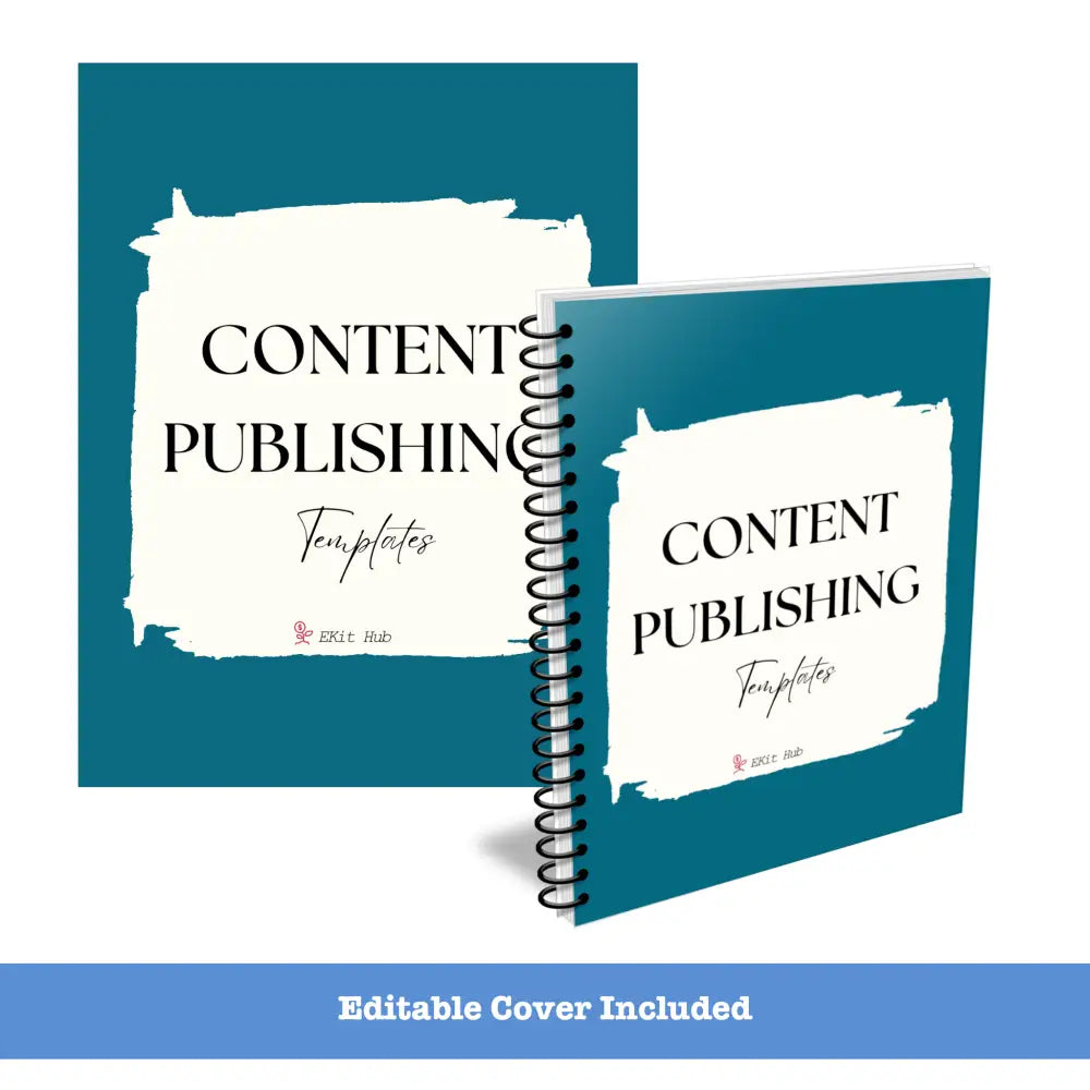 Content Publishing Guide Checklists And Template (With Plr) Business Templates