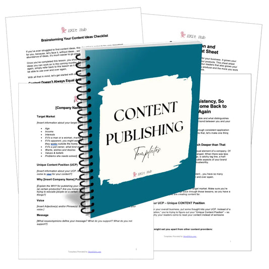 Content Publishing Guide Checklists And Template (With Plr) Business Templates