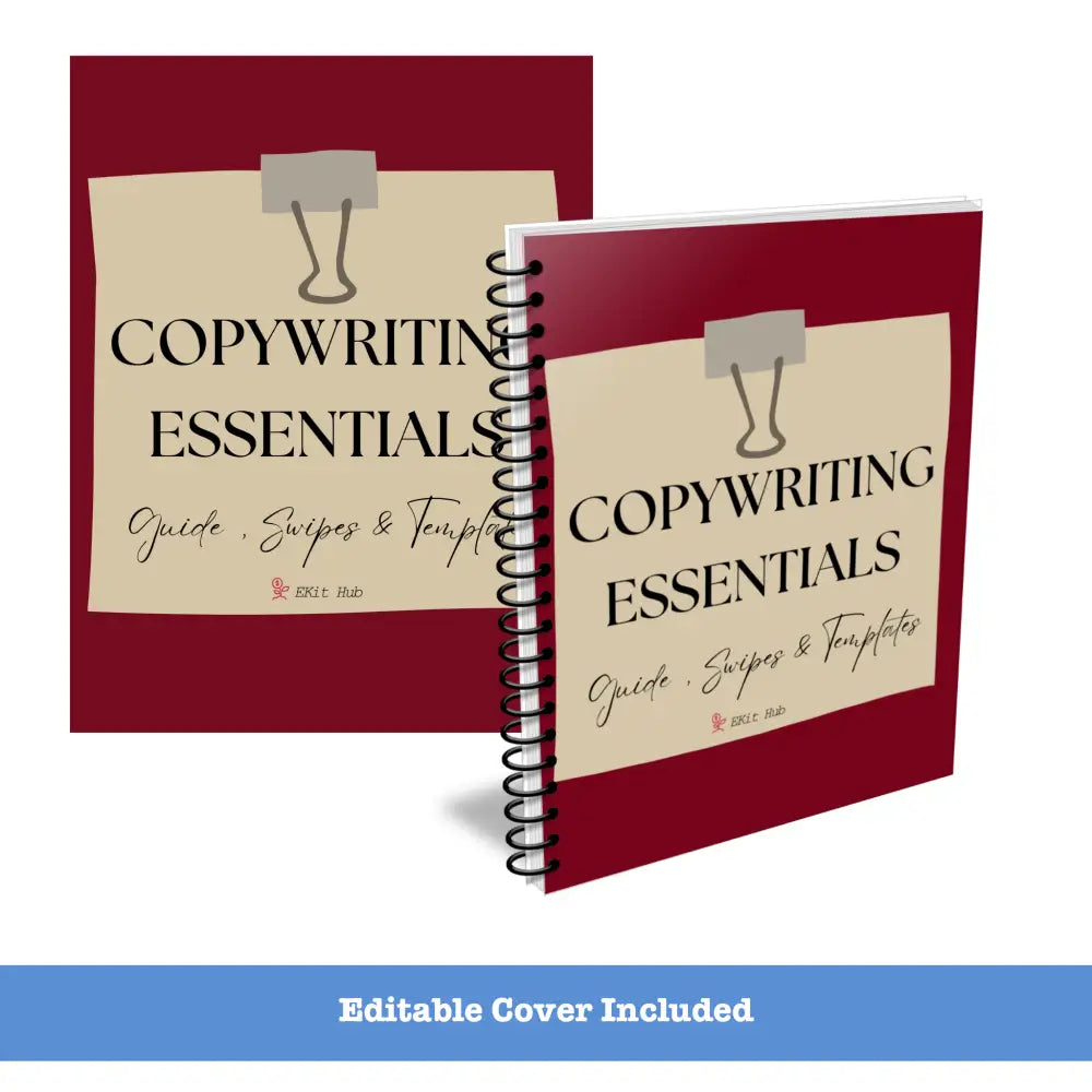 Copywriting Guides + Swipe Files / Templates (With Plr) Business