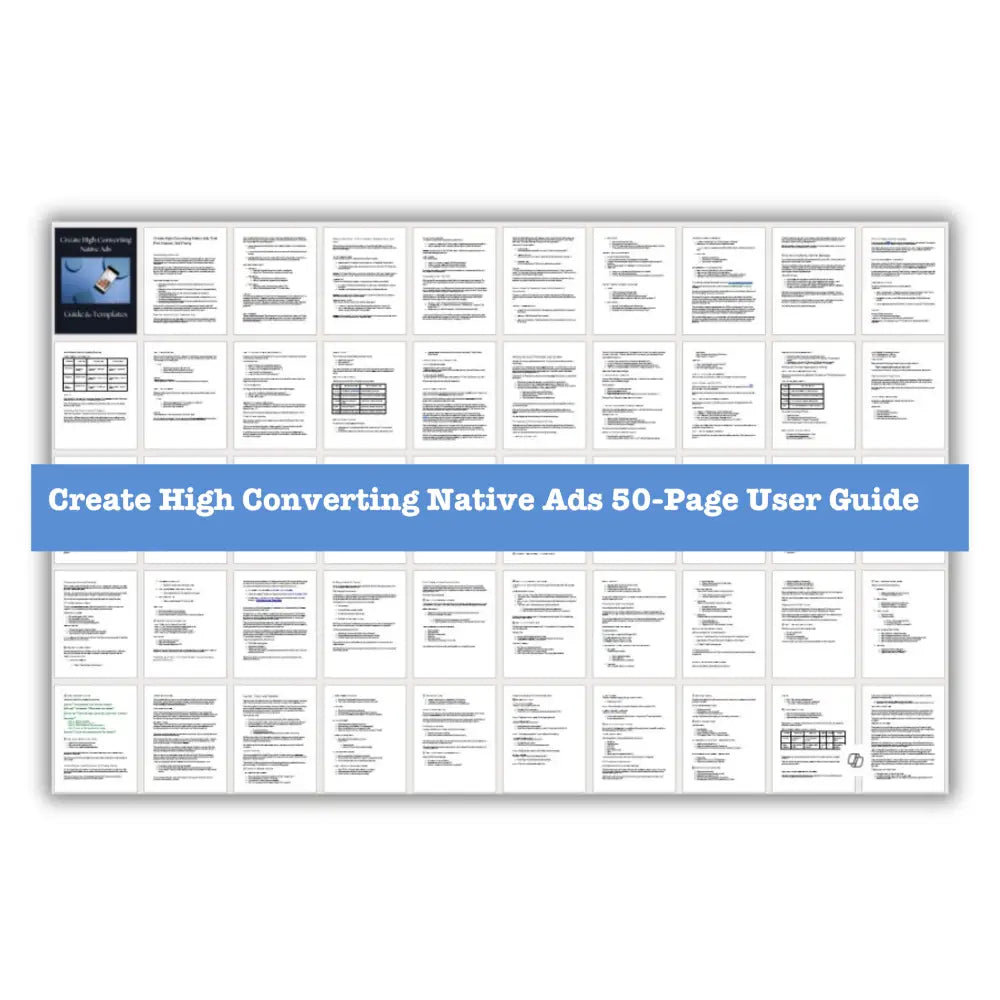 Native Ad Format Create High Converting Native Ads Guide + Templates