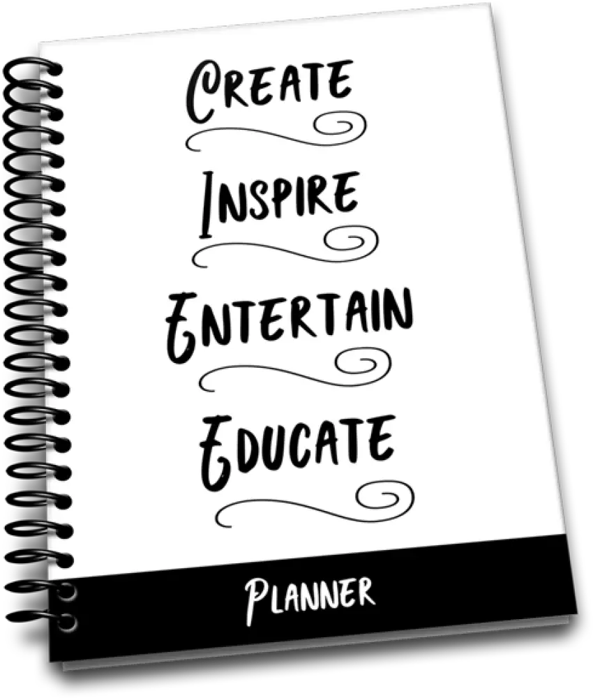 create inspire entertain educate PLR planner