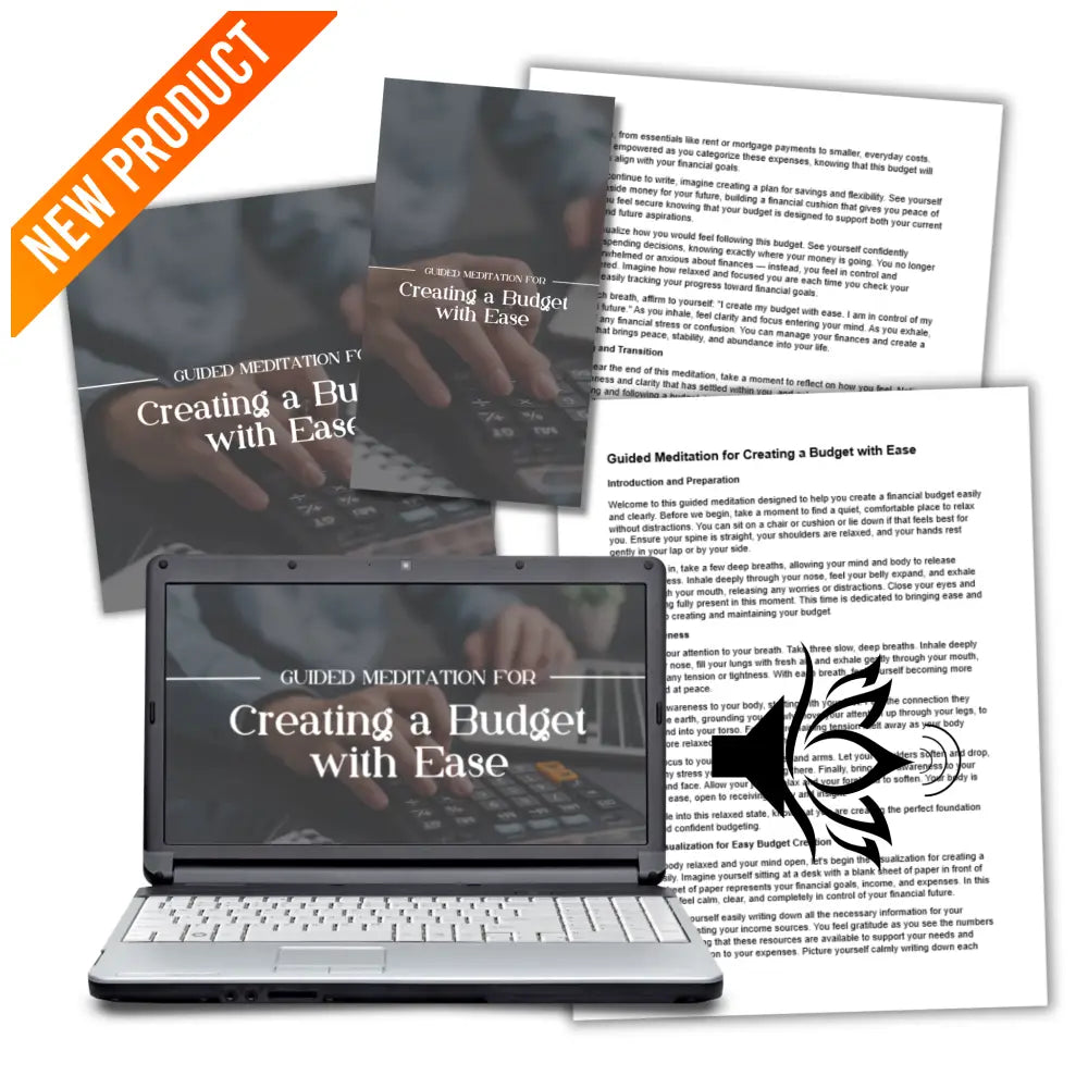 Creating A Budget With Ease Done-For-You Meditation Plr Business Templates